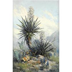 DALHART WINDBERG Untitled landscape with cactus