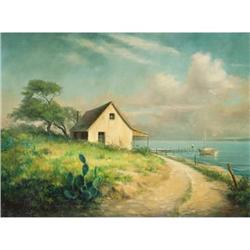 Dalhart Windberg, Oil on canvas, Cottage...