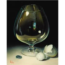 Dalhart Windberg, Oil on canvas, Snifter and...