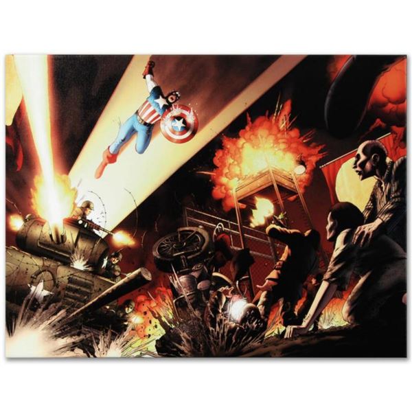 Marvel Comics "Fallen Son: Death of Captain America #5" Numbered Limited Edition Giclee on Canvas by