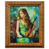 Image 1 : Taras Sidan- Hand Embellished Giclee on Canvas "Lexi"