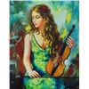 Image 2 : Taras Sidan- Hand Embellished Giclee on Canvas "Lexi"
