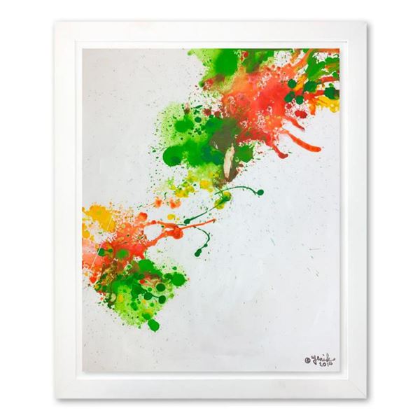 Jenik Cook, Framed Original Acrylic Painting, Hand Signed, Letter of Authenticity.