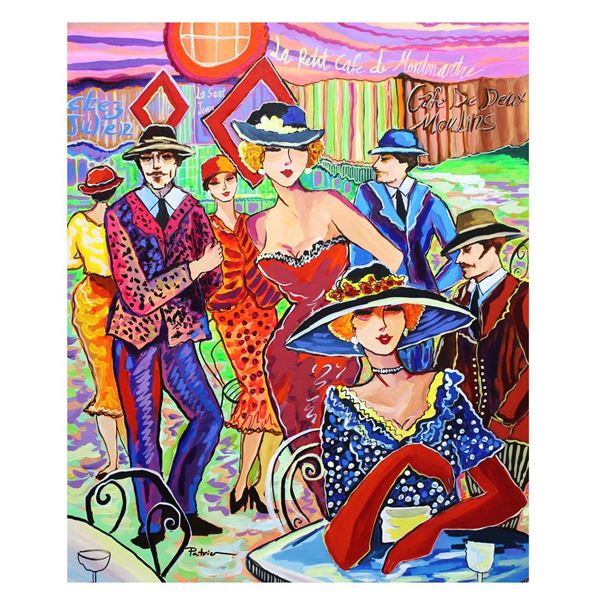 Patricia Govezensky- Original Acrylic on Canvas "Vecation in Paris"
