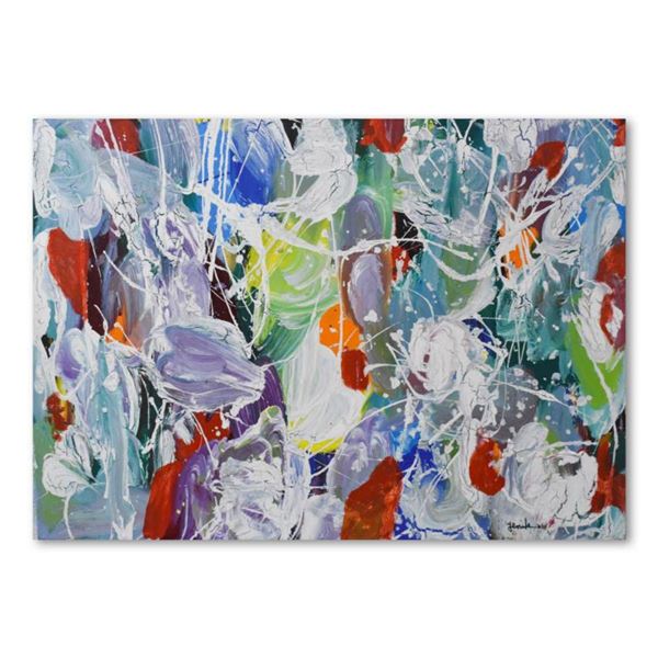 Jenik Cook, Original Acrylic Painting on Gallery Wrapped Canvas (44" x 32"), Hand Singed with Letter