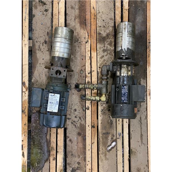 (2) Grundfos # SPK1-3 BMA CVUV Pump And Motors