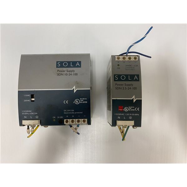 Lot Of (2) Sola Power Supplies