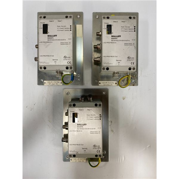 (3) Balluff # BIS M-6022-019-050-03-ST14  Profibus