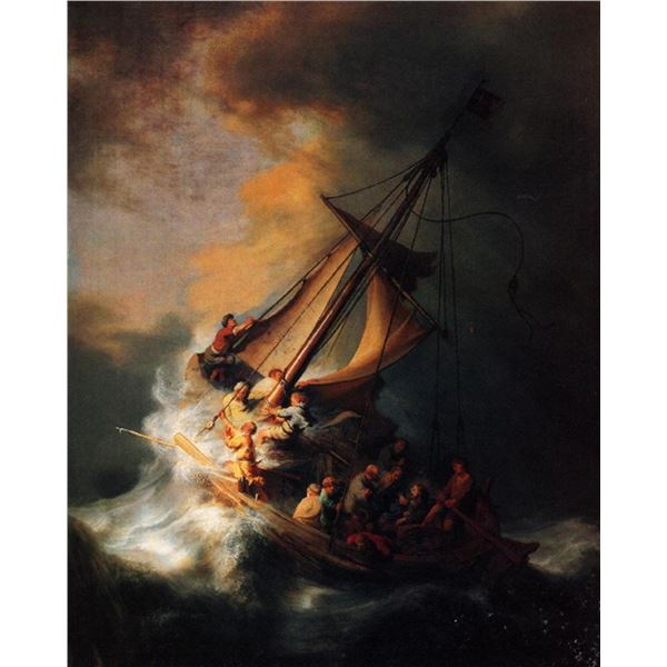 Rembrandt - Christ in the Storm on the Lake Genezareth