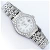 Image 3 : Rolex Ladies Stainless Steel White Diamond Lugs & Datejust Wristwatch