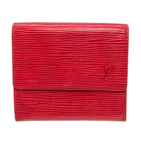 Louis Vuitton Red Epi Leather Elise Wallet