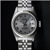 Image 1 : Rolex Ladies Stainless Steel Slate Grey Roman 26MM Oyster Perpetual Datejust