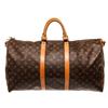 Image 1 : Louis Vuitton Brown Monogram Keepall 55cm Travel Bag