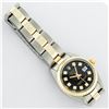Image 7 : Rolex Ladies 26 Black Diamond Oyster Perpetual Datejust Polished Serviced