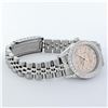 Image 5 : Rolex Ladies Stainless Steel Quickset Salmon Diamond Lugs Jubilee Datejust Wrist