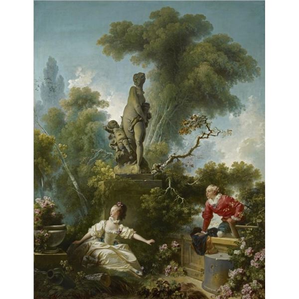 Jean Honore Fragonard - The Progress of Love, The Meeting