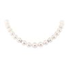 Image 1 : 0.60 ctw Diamond and South Sea Pearl Necklace