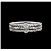 Image 2 : 0.52 ctw Diamond Ring - 14KT White Gold