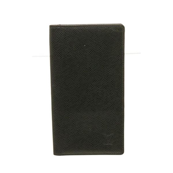 Louis Vuitton Black Leather Long Card Wallet