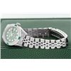 Image 5 : Rolex Ladies Stainless Steel Green Diamond & Emerald 26MM Datejust Wristwatch Wi