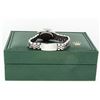 Image 7 : Rolex Ladies Stainless Steel Green Diamond & Emerald 26MM Datejust Wristwatch Wi