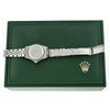 Image 9 : Rolex Ladies Stainless Steel Green Diamond & Emerald 26MM Datejust Wristwatch Wi