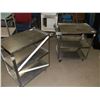 Image 1 : 3 Stainless Steel Cart On wheels