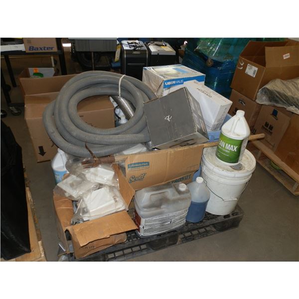 Pallet Of Cleaning Supplies