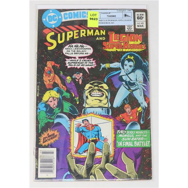 DC COMICS SUPERMAN AND LEGION OF SUPERHEROS #43