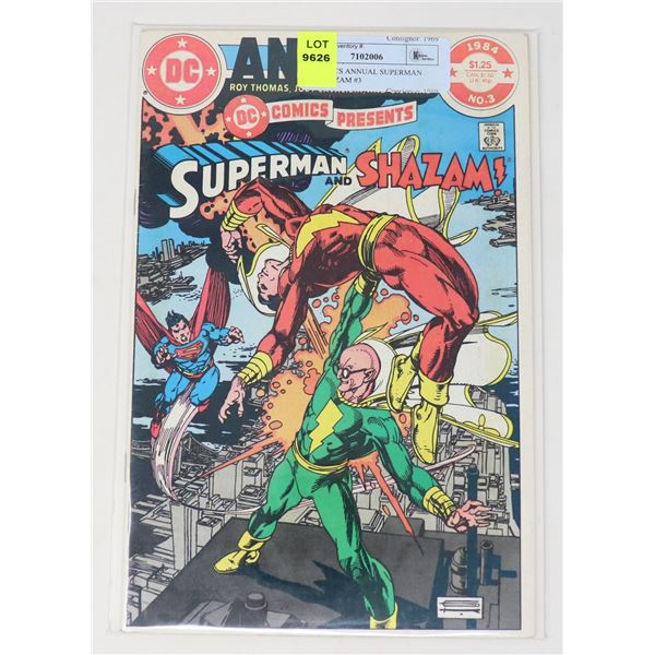 DC COMICS ANNUAL SUPERMAN AND SHAZAM #3