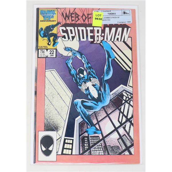 MARVEL COMICS WEB OF SPIDERMAN #22