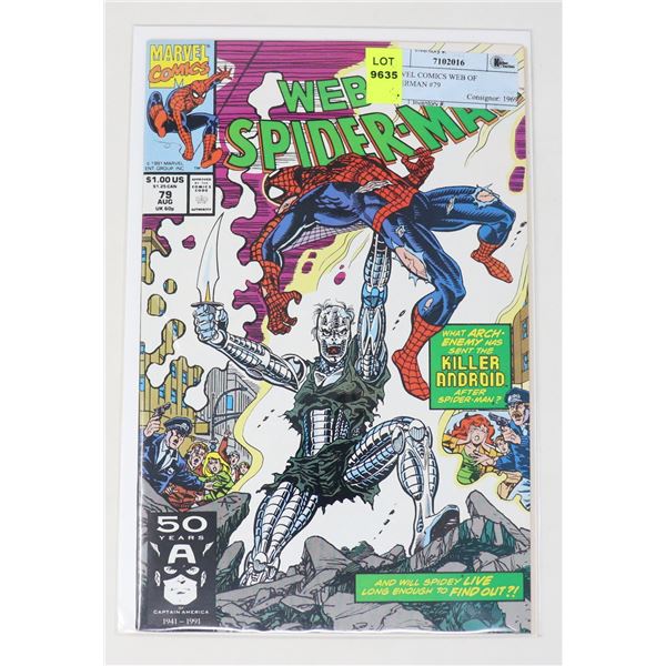 MARVEL COMICS WEB OF SPIDERMAN #79