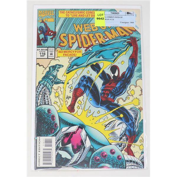 MARVEL COMICS WEB OF SPIDERMAN #116