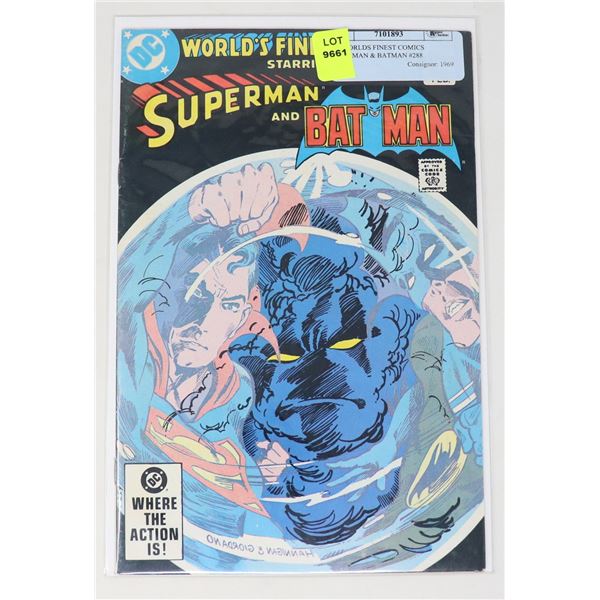 DC WORLDS FINEST COMICS SUPERMAN & BATMAN #288