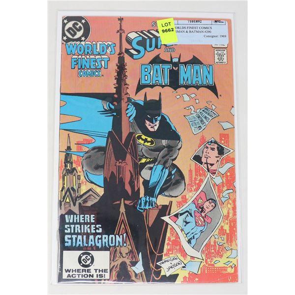 DC WORLDS FINEST COMICS SUPERMAN & BATMAN #290