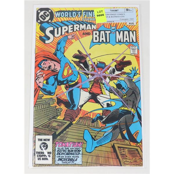 DC WORLDS FINEST COMICS SUPERMAN & BATMAN #294