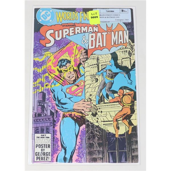 DC WORLDS FINEST COMICS SUPERMAN & BATMAN #301