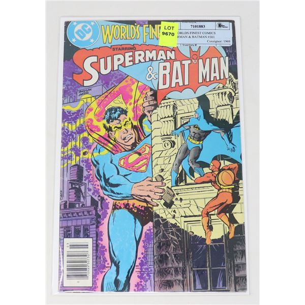 DC WORLDS FINEST COMICS SUPERMAN & BATMAN #301