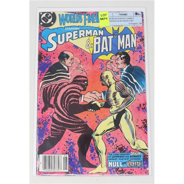 DC WORLDS FINEST COMICS SUPERMAN & BATMAN #304