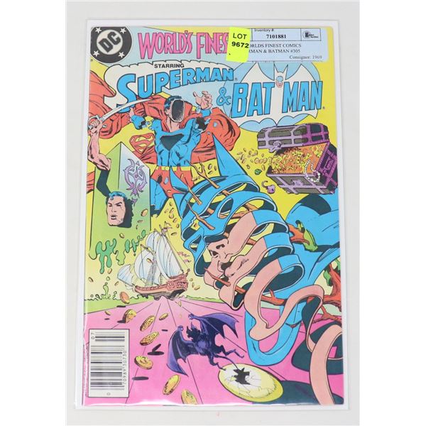 DC WORLDS FINEST COMICS SUPERMAN & BATMAN #305