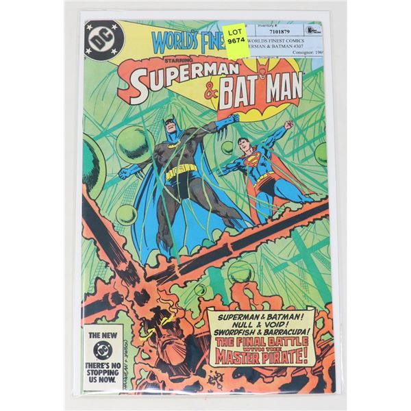 DC WORLDS FINEST COMICS SUPERMAN & BATMAN #307