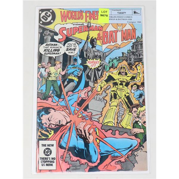 DC WORLDS FINEST COMICS SUPERMAN & BATMAN #308