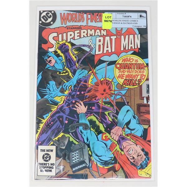 DC WORLDS FINEST COMICS SUPERMAN & BATMAN #309