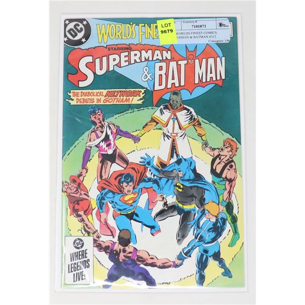 DC WORLDS FINEST COMICS SUPERMAN & BATMAN #312