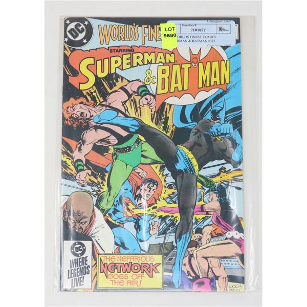 DC WORLDS FINEST COMICS SUPERMAN & BATMAN #313