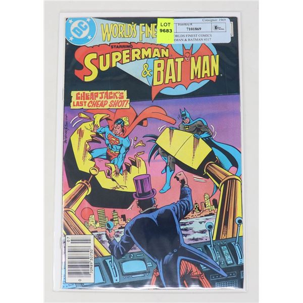 DC WORLDS FINEST COMICS SUPERMAN & BATMAN #317