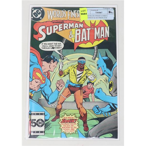 DC WORLDS FINEST COMICS SUPERMAN & BATMAN #318