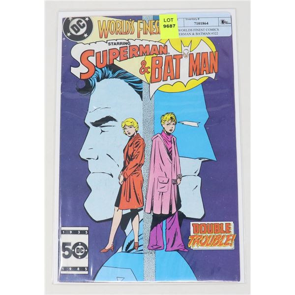 DC WORLDS FINEST COMICS SUPERMAN & BATMAN #322
