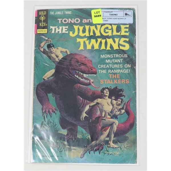GOLD KEY TONO AND KONO 25 CENT COMIC