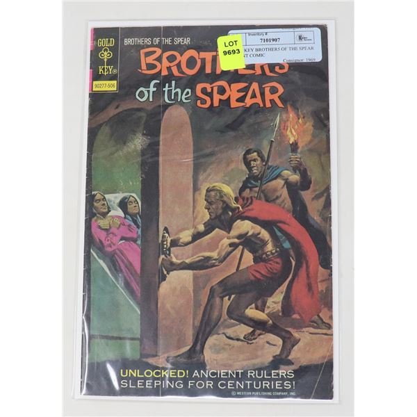 GOLD KEY BROTHER5 OF THE SPEAR 25 CENT COMIC